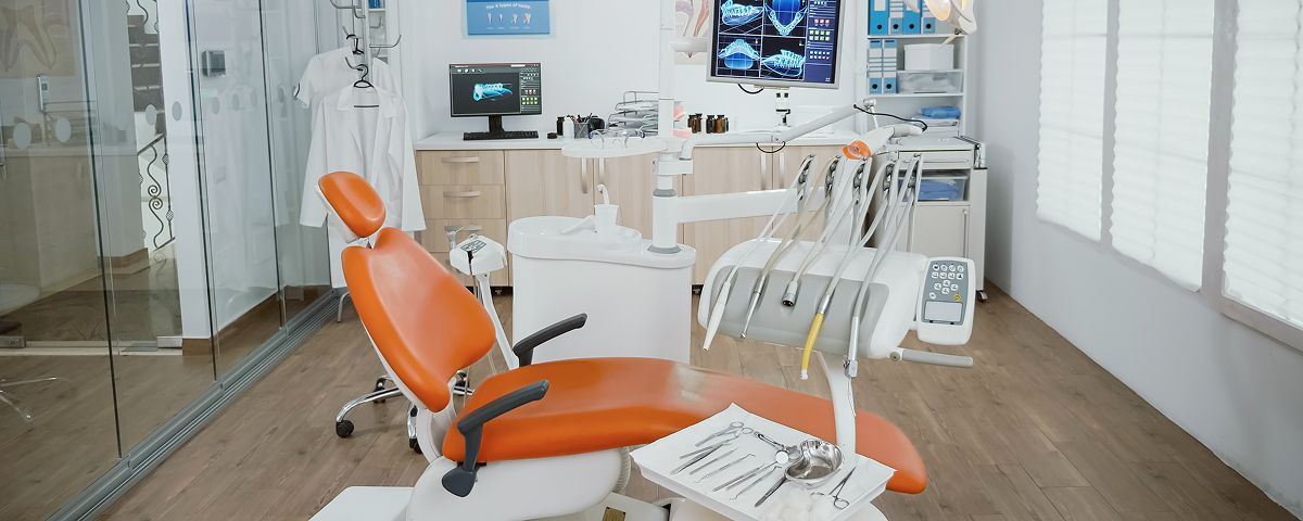 Interiér stomatologickej kliniky RAJ-DENT