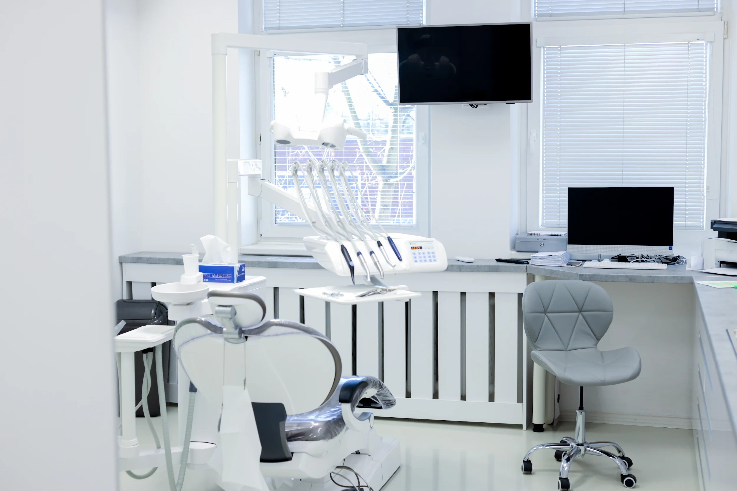 Interiér stomatologickej kliniky RAJ-DENT